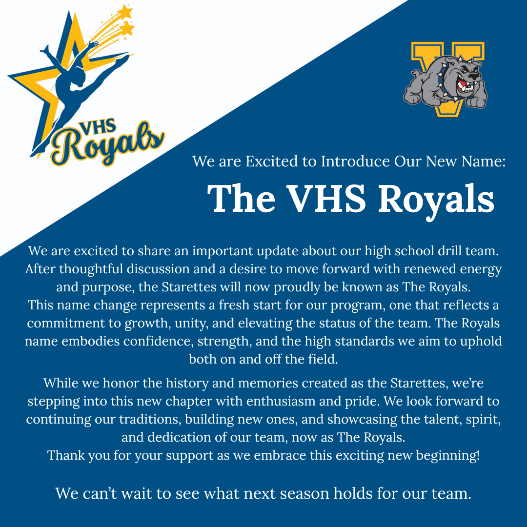 VHS Royals Drill Team Logo